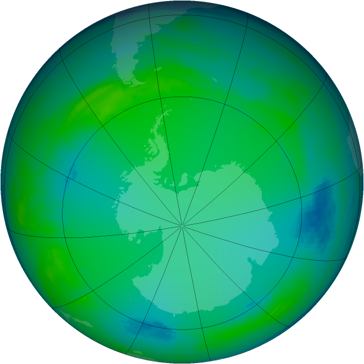 Ozone Map 1987-07-04